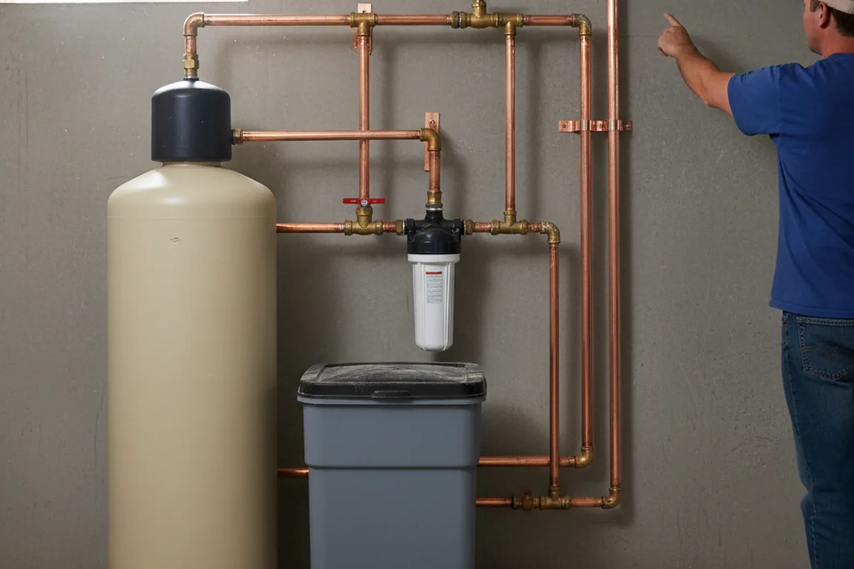 Whole-house water treatment system installed in Dedham